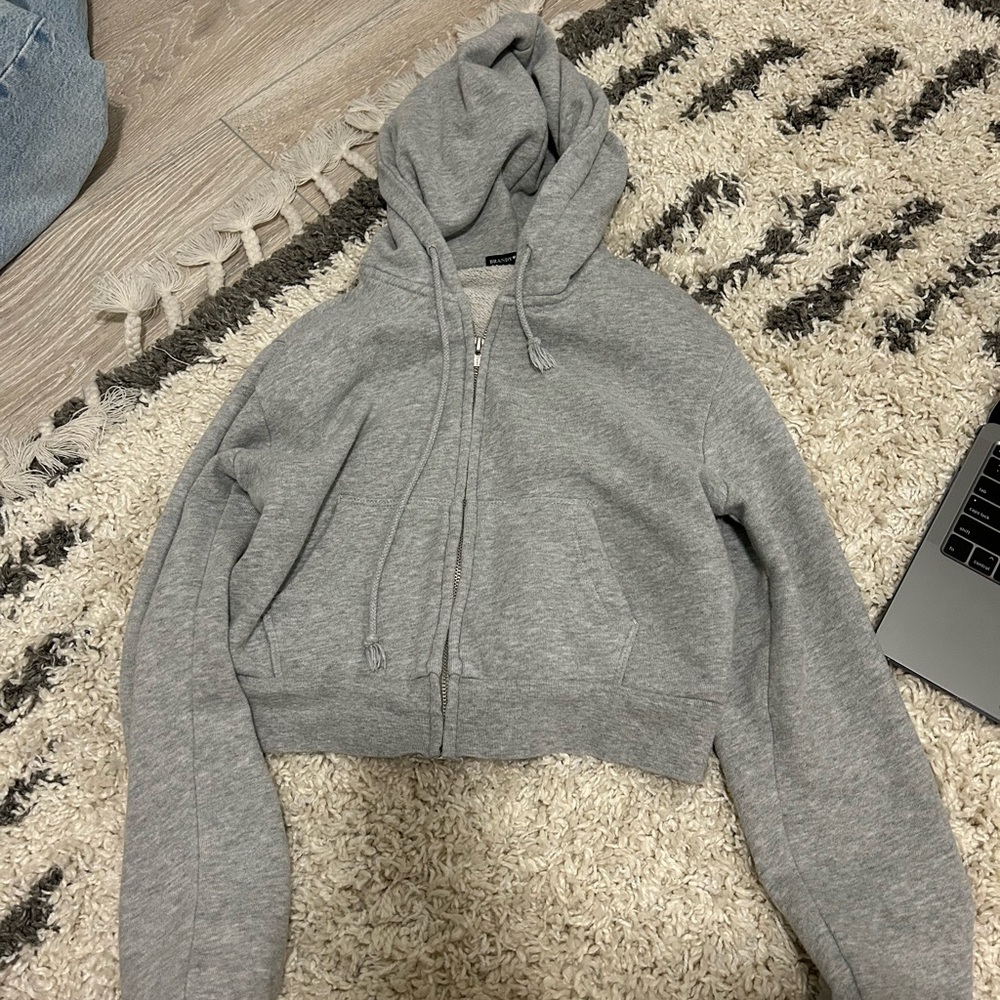 Cropped Brandy Melville grey Jacket